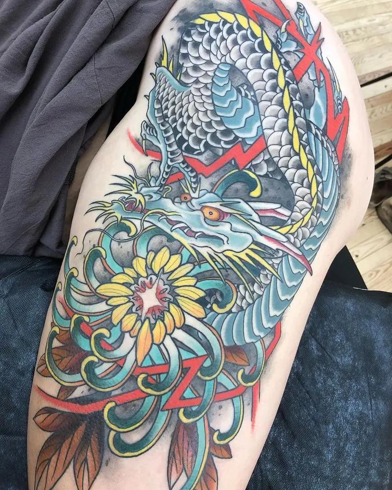 a peacock tattoo 