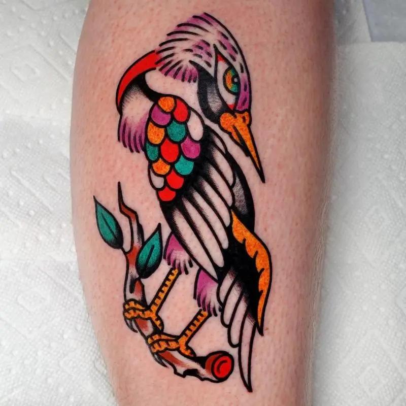 a bird tattoo