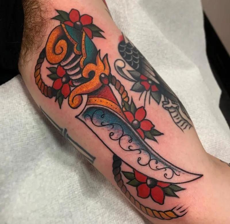 a tattoo on a person's arm